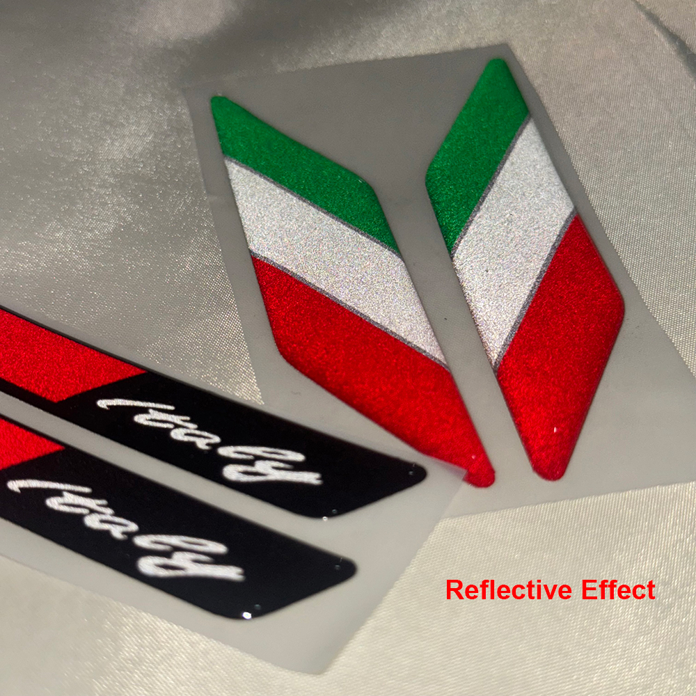 Italy Flag 3D Epoxy Sticker Mo - огляд і ціна Motorcycle Gear Equipment