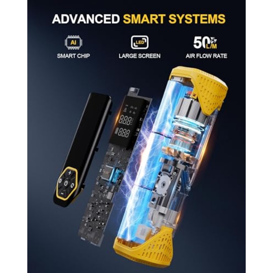 Tire Inflator Portable Air Com - огляд і ціна Tyre Pressure Gauge