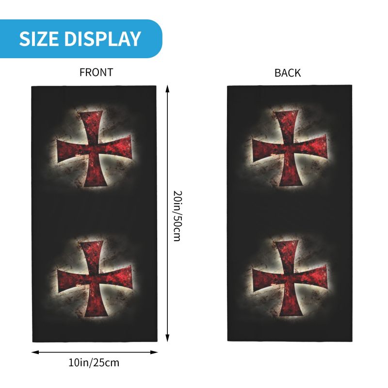 Custom Knights Templar Flag Ba - огляд і ціна Neck Warmer Balaclava