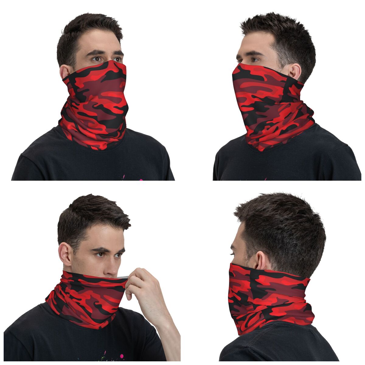 Militaryy Red Camouflage Banda - огляд і ціна Neck Warmer Balaclava